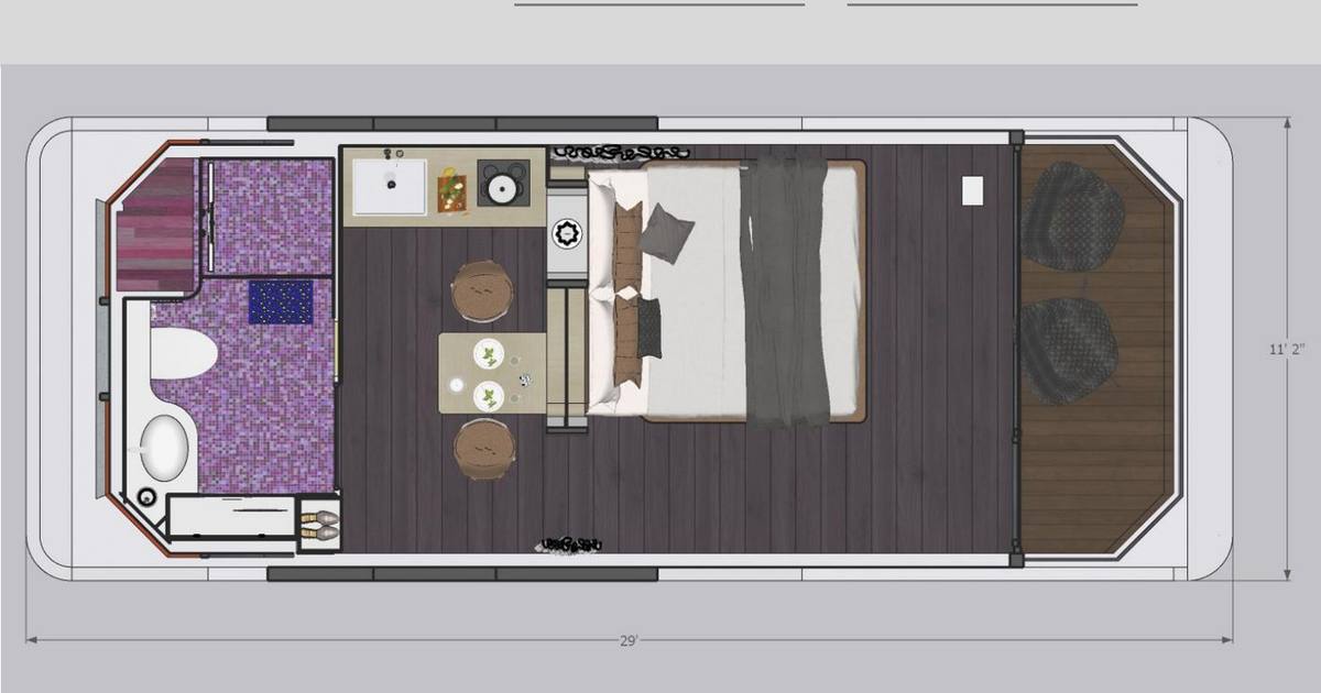 Spaceboat Home floor plan